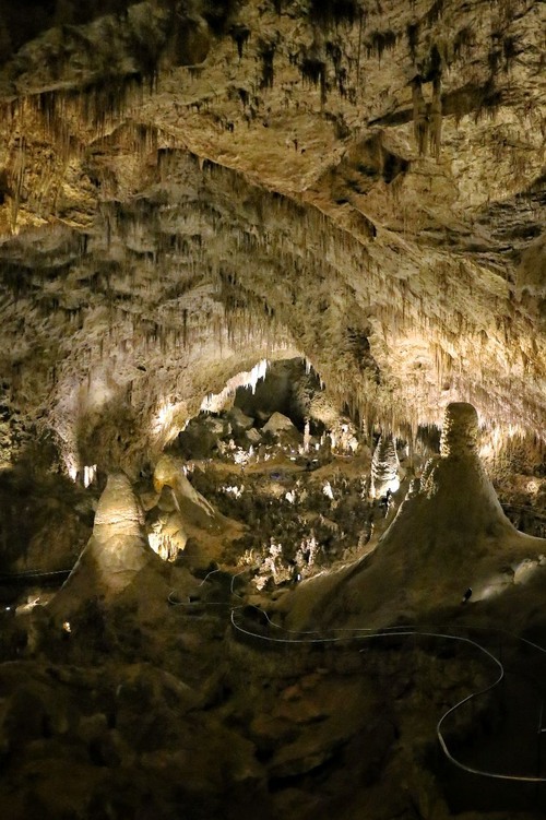 Carlsbad Caverns National Park - From Inside caverns, United States
