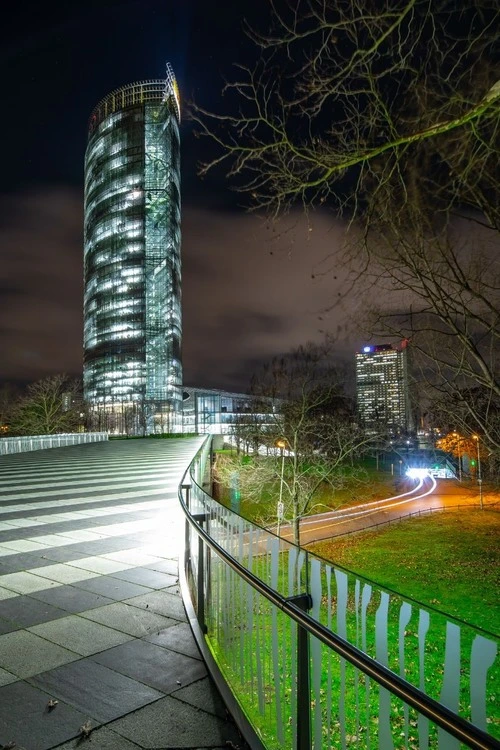 Post Tower - から Rheinaue, Germany