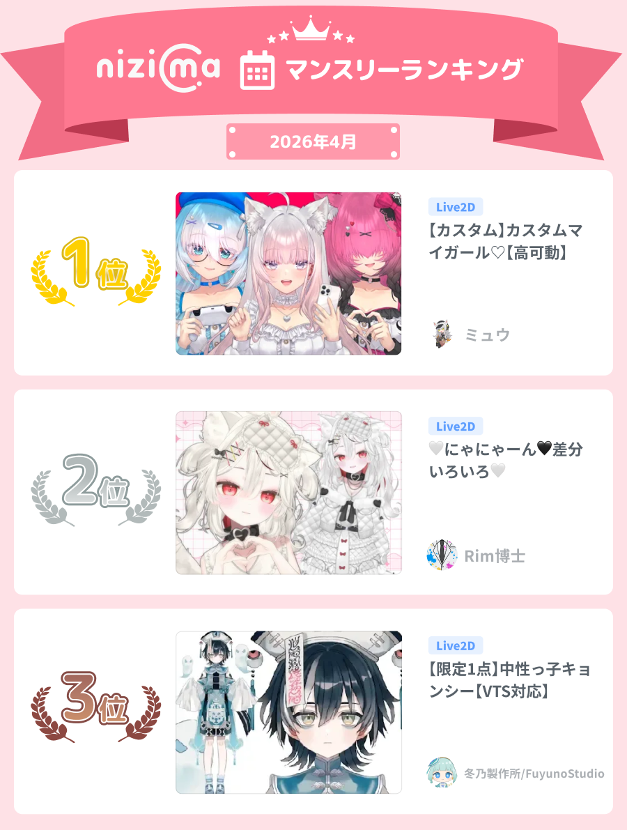 Live2D サンプルデータ集（無料配布） | Live2D Cubism