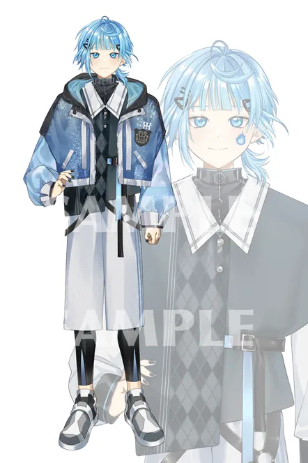 パーツ分けイラスト制作】 - 堀田 - nizima by Live2D