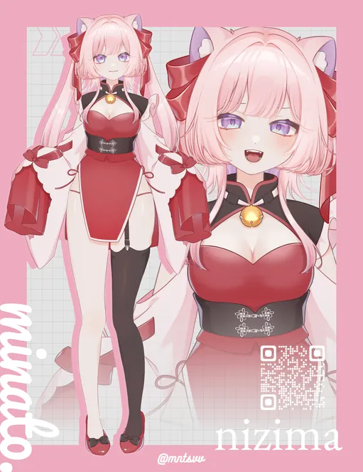 イラスト～モデリングまで一括】Live2Dモデル制作 - minato