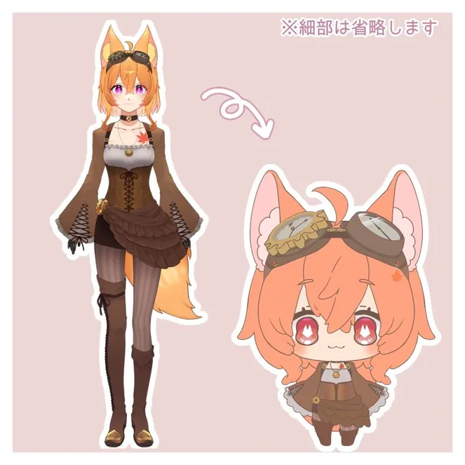 VTS対応モデル】ぷにもち❤SDLive2Dモデル制作します - 南夜 - nizima