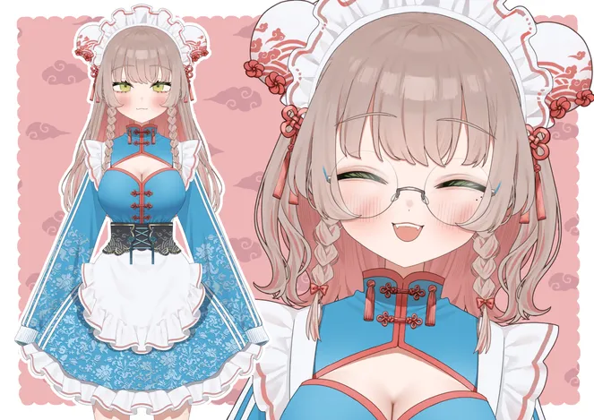 Vtuver用パーツ分けイラスト制作 - おまる - nizima by Live2D Vtuver用パーツ分けイラスト制作 - おまる - nizima by Live2D