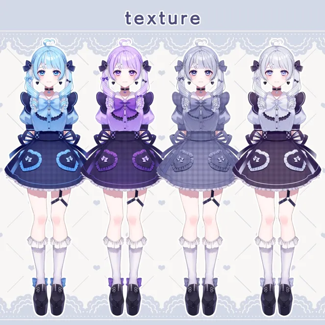 追加テクスチャ】地雷ちゃん【New colors】 - あくやこまち 追加テクスチャ】地雷ちゃん【New colors】 - あくやこまち