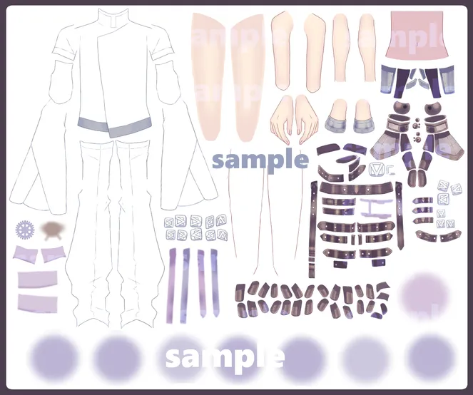 パーツ分け済みPSD】宇宙少年【限定1点】 - あさ - nizima by Live2D