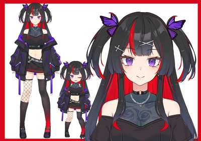 限定1点】ツーサイドアップの女の子【VTS対応】頭身変更可 限定1点】ツーサイドアップの女の子【VTS対応】頭身変更可