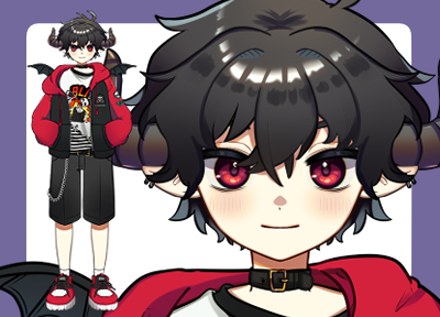 悪魔ショタくん - ピリ辛伝授 - nizima by Live2D