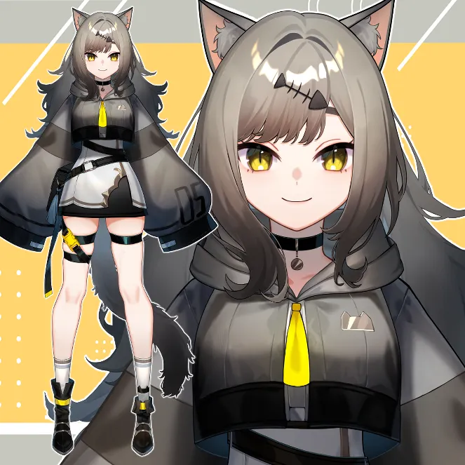 限定1点】猫の女の子【VTS対応】 - Kurobi - nizima by Live2D 限定1点】猫の女の子【VTS対応】 - Kurobi - nizima by Live2D