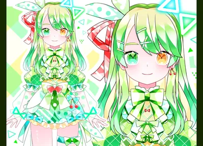 パーツ分け済みPSD】青の悪魔ちゃん【二次販売歓迎】 - 紅茶女