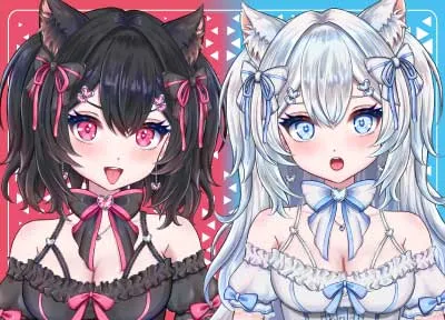 限定1点】ちび変身できる猫耳ヘッドホンの女の子☆差分多数 - ElmSnow