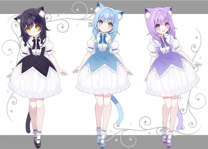 カスタム】汎用モデル【にじねこ】 - うみじん - nizima by Live2D カスタム】汎用モデル【にじねこ】 - うみじん - nizima by Live2D
