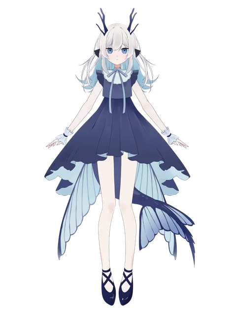 パーツ分け済みPSD】海に住む女の子【限定1点】 - もぐもぐ - nizima