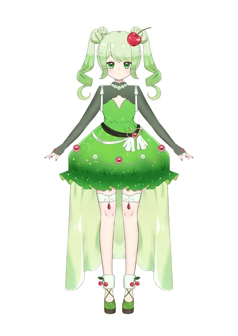 【みぃじぃ 】L/ヨシムネS/SC2 ユニット付き【姫パネル】 メロンソーダの女の子 - 水色 ゆゆ - nizima by Live2D