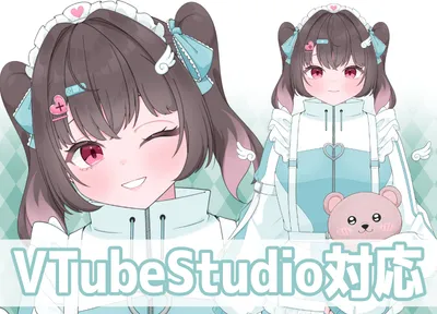 限定1点】天使界隈ちゃん【VTS対応】キービジュアル＋デフォルメ
