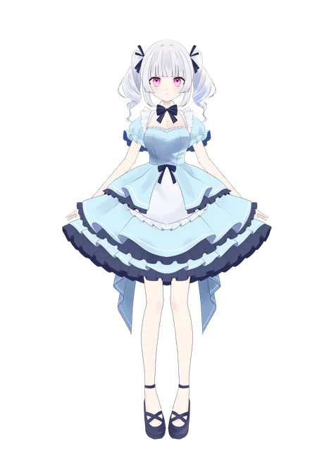 パーツ分け済みPSD】フリルの女の子【限定1点】 - もぐもぐ - nizima