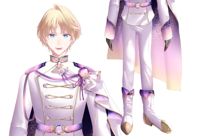 パーツ分け済みPSD】【限定1点】金髪王子様 - 昼月ぼぶ - nizima