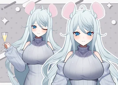 限定1点】ねずみちゃん🐁 - 霧葉ろあ❄️ - nizima by Live2D