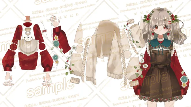 パーツ分け済PSD】いちごいろ【限定1点】 - 夜更缶 - nizima by パーツ分け済PSD】いちごいろ【限定1点】 - 夜更缶 - nizima by