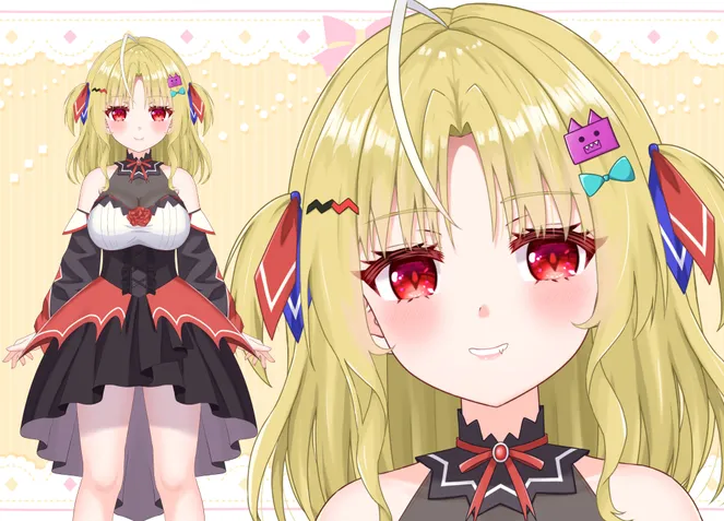 【SALE／60%OFF】 限定1点】吸血鬼のお嬢様モチーフの女の子【VTS対応】 - ふぎ ジグソーパズル
