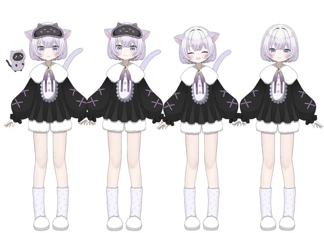 おやすみ猫ちゃん - 雪月アイス - nizima by Live2D おやすみ猫ちゃん - 雪月アイス - nizima by Live2D