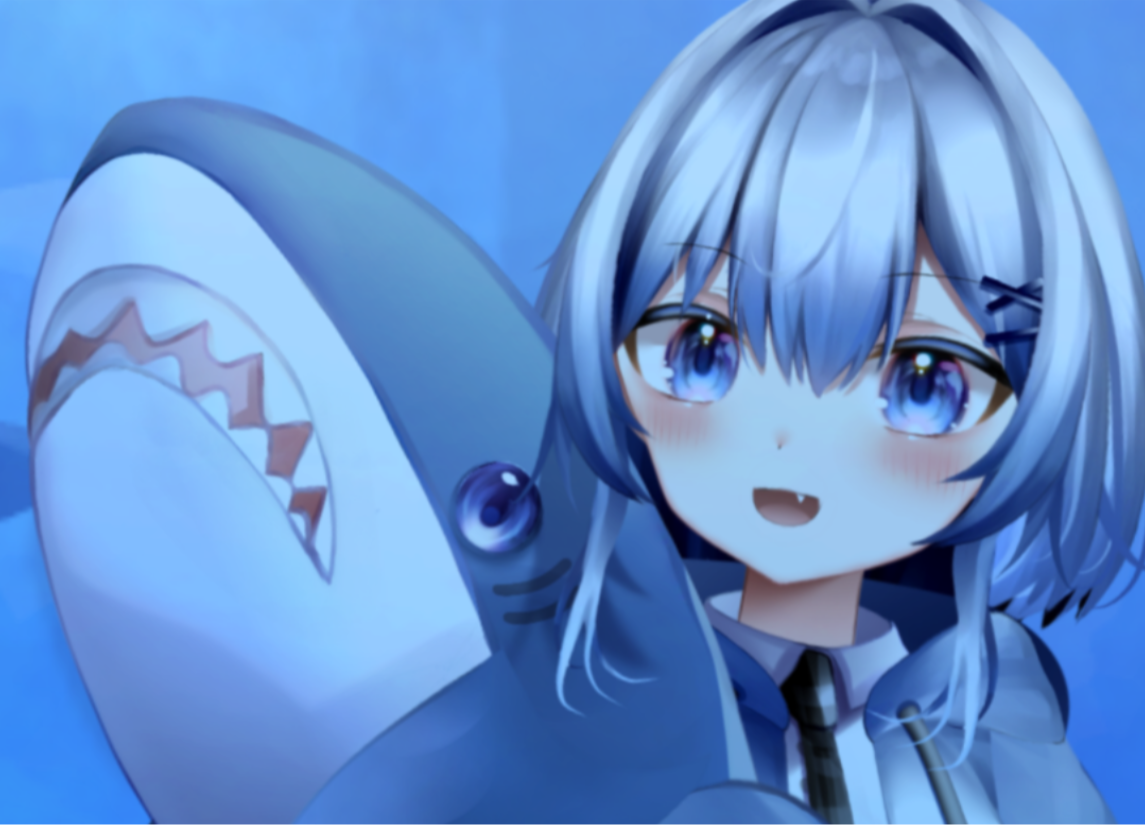 限定一点】【差分】~値下げ中~ サメの女の子 - 。 - nizima by Live2D