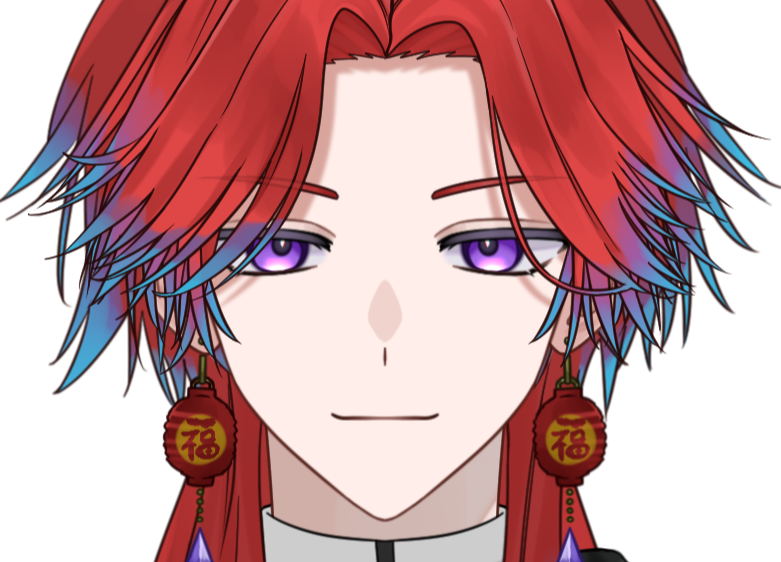 赤髪 男性 - お丸 - nizima by Live2D