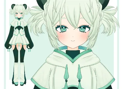 パーツ分け済みpsd】星詠みちゃん【限定1点】 - 萩よしの - nizima by