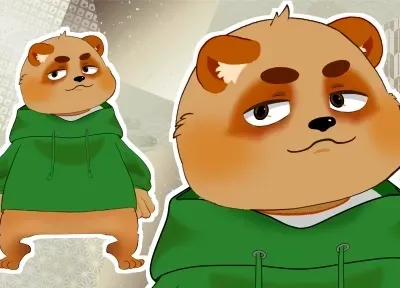 狸・シンプルたぬき(二足立ち)【FaceRig,VTS対応】 - クロ鰐 - nizima