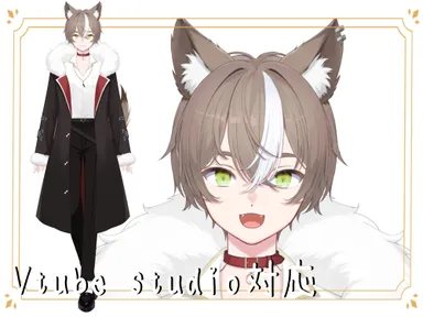 猫耳女の子【VtuberStudio】 - plus9 - nizima by Live2D