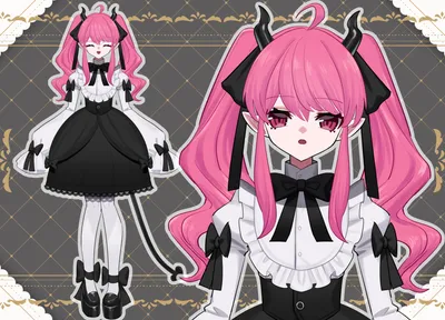 限定1点】ピンクツインテの女の子【VTS対応】 - 珠里 - nizima by Live2D