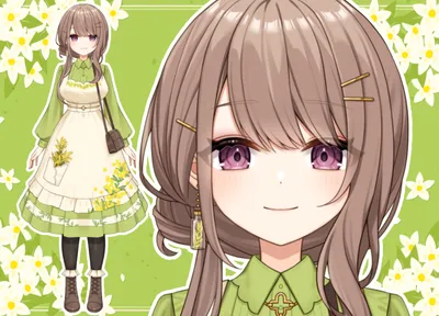 パーツ分け済みpsd】ミモザお姉さん【限定1点】 - 萩よしの - nizima