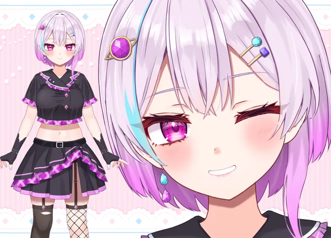 限定1点】宝石イメージの女の子【VTS対応】 - ふぎ(Fugi