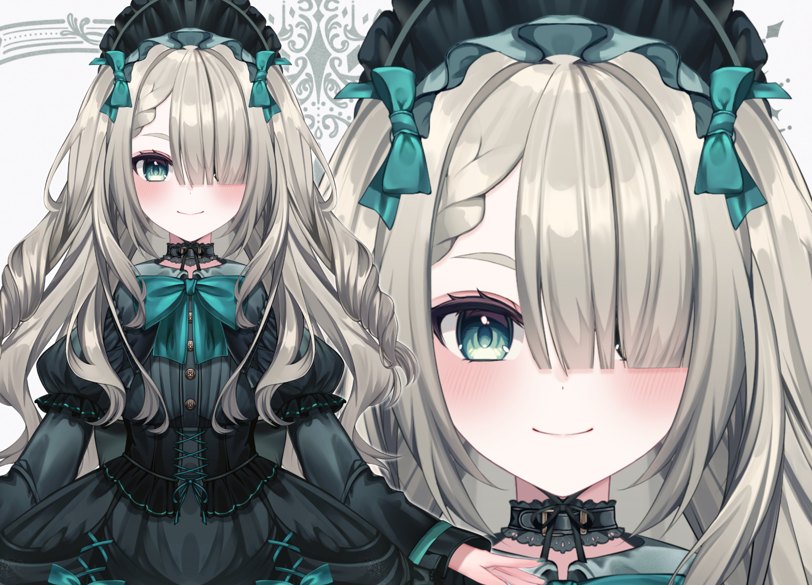 ゆるめるモ！　ゴシック　ロリータ　フリーペーパー 限定1点】ゴシックロリータの女の子【パーツ分け済みPSD+ミニキャラ