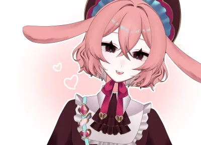 限定1点】垂れ耳青髪ちゃん【VTS対応】 - そめの - nizima by Live2D