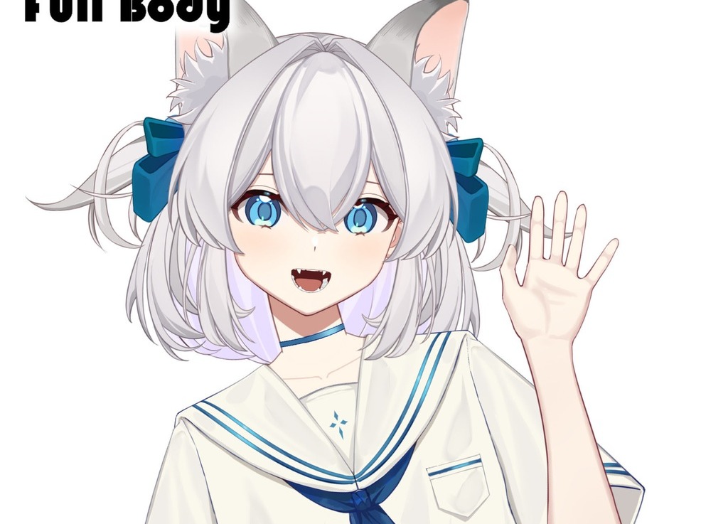猫猫♥夏の大特価❤️セーラーが可愛い美しいお顔のドイツアンティークドール 量産モデル】Live2D夏のセーラー服の猫ガール - Cocowing Studio