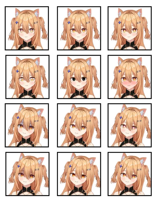 限定1点】差分多！金髪ネコミミちゃん【VTS対応 】 - さそり - nizima