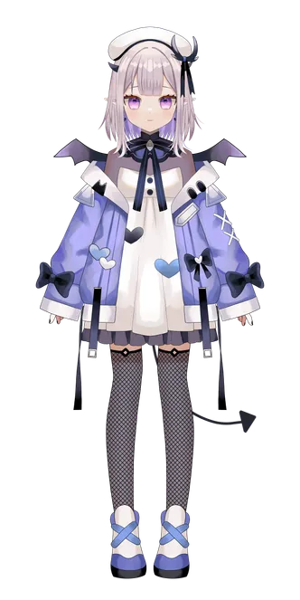 限定1点】紫デビルの女の子【Vbridger対応】 - 八百枝 豆ノ助 - nizima