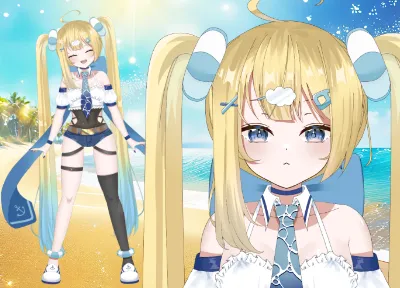 限定1点】ふわふわ動く！バラうさちゃん【VTS対応】 - arton farm