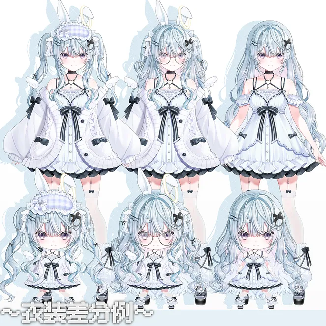 🐇うさぎ×天使女の子モデル【限定1点】 - Mii - nizima by Live2D