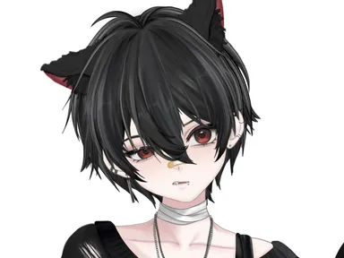 限定1点】くろねこ【VTS/nizima対応】 - めんたいっこ - nizima by Live2D