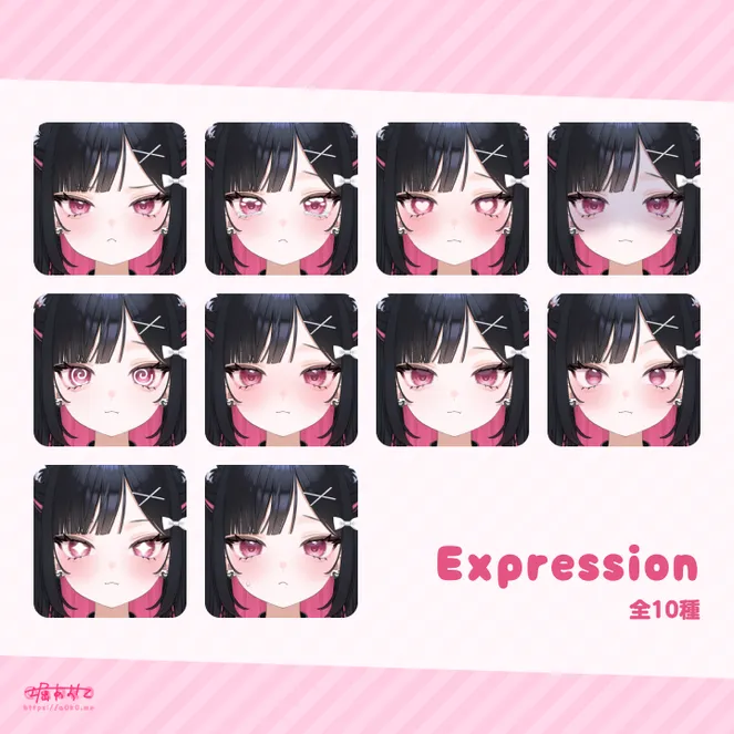VTS対応】汎用モデル：地雷ちゃん - 堀あおこ - nizima by Live2D