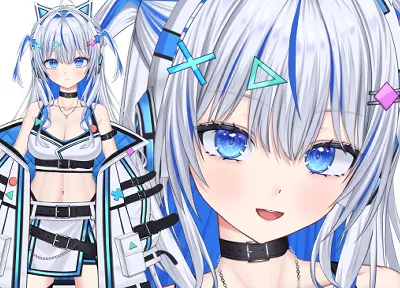 限定1点】三毛猫の女の子【VTS対応】 - 灰音 - nizima by Live2D