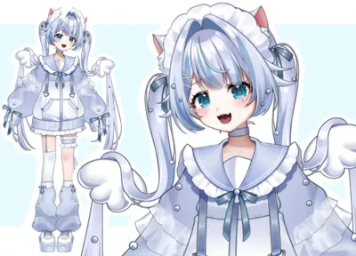 ウルフちゃん - めがち - nizima by Live2D