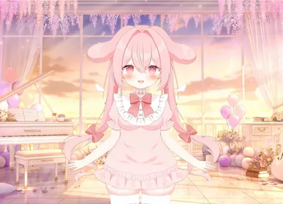苺パンケーキ♡たれみみウサギ(しっかりsize) nizima by Live2D