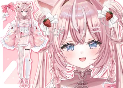 限定1点】三つ編みツインの女の子 - ふのい - nizima by Live2D