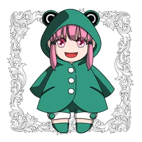 限定1点】かえるちゃん高可動【VTS対応】 - めっちょり。 - nizima by