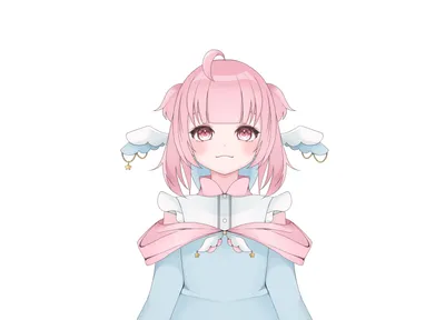 限定1点】水色うさぎの天使ちゃん【製作中】 - Ryui - nizima by Live2D