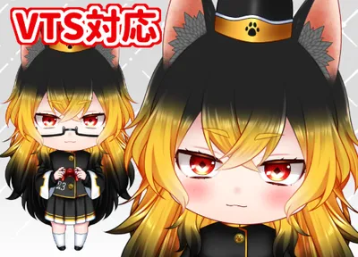 限定1点】きつね巫女ちゃん・VTS対応 - 杏仁茶漬け - nizima by Live2D
