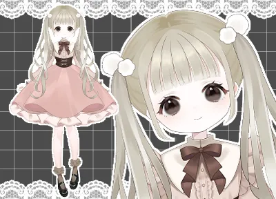 ヤギの女の子【VTube Studio対応】 - いうる - nizima by Live2D