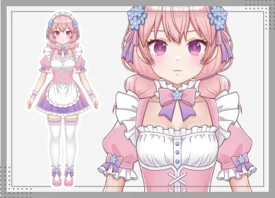 live2D販売中】うさ耳少女【限定1点】 - あさ - nizima by Live2D